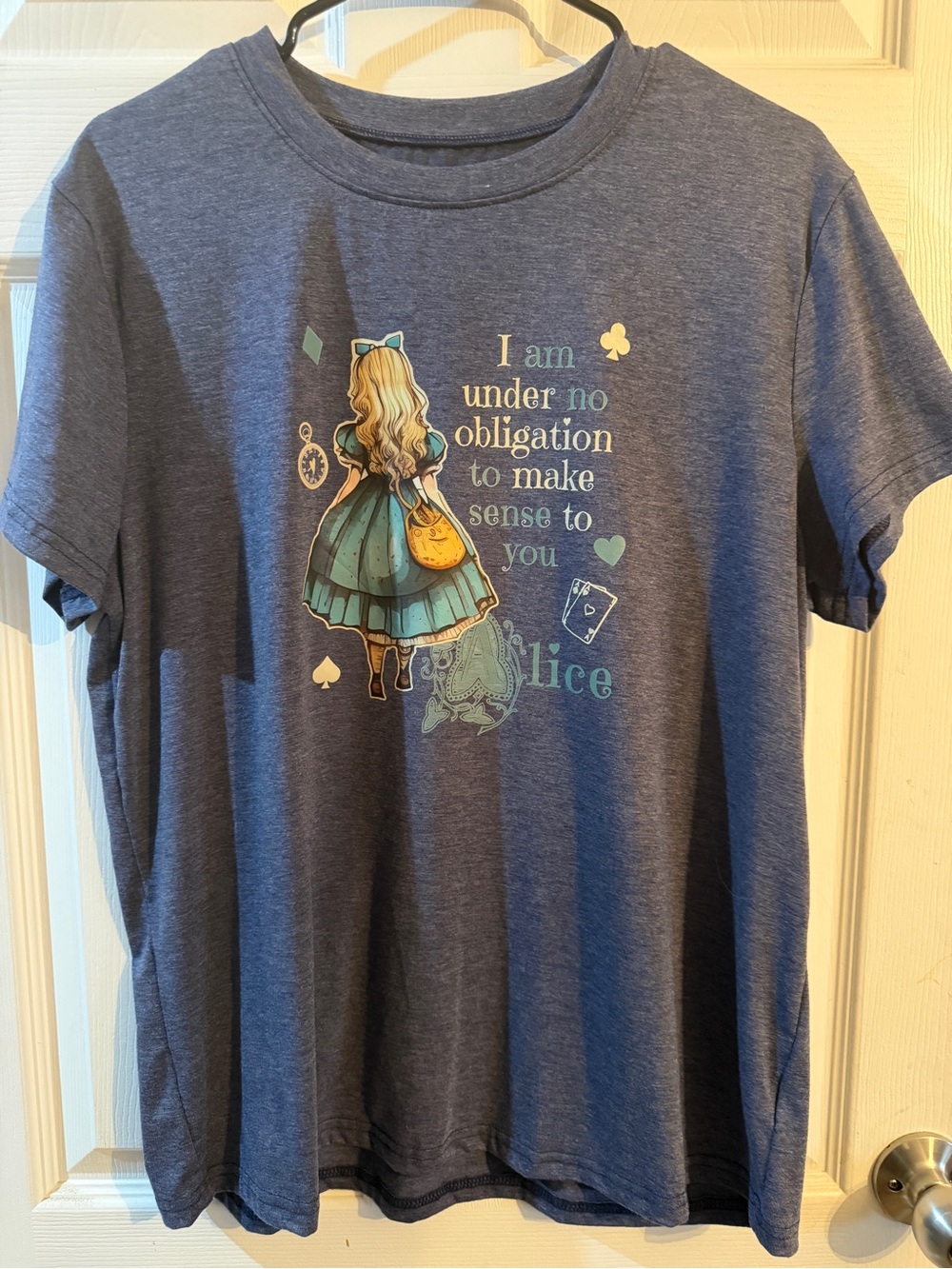 Blue Alice Graphic Tee - Unbranded